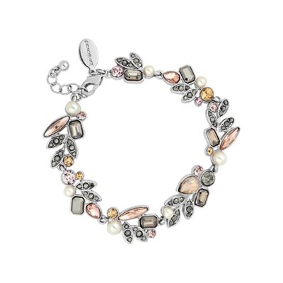 Designer multi stone peach bracelet
